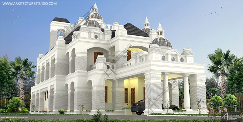 Bungalow design, naksha design, biggest home in kerala, khd, house plan, best architect, indian homes, kerala house