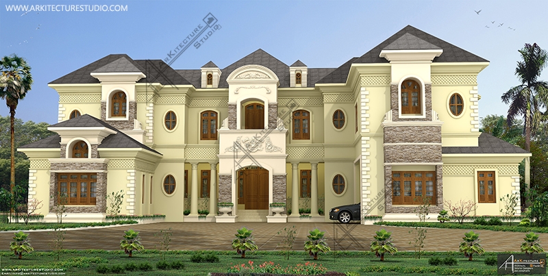 house design, luxury architecture, kerala architect, khd, kerala house, mankada house, biggest kerala house, 5 bhk house