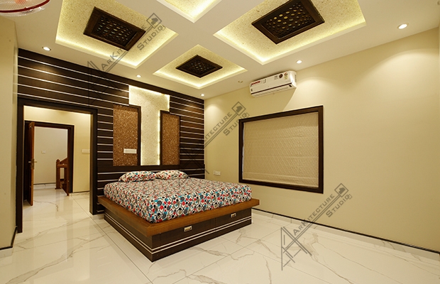 luxury exterior, doom house, kerala homes, Bungalow design, bed room interior