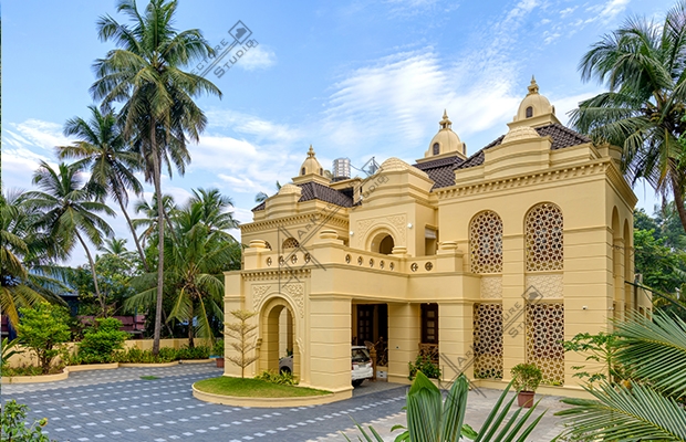 colonial Kerala home, cute house design, best kerala architect, biggest house in kerala