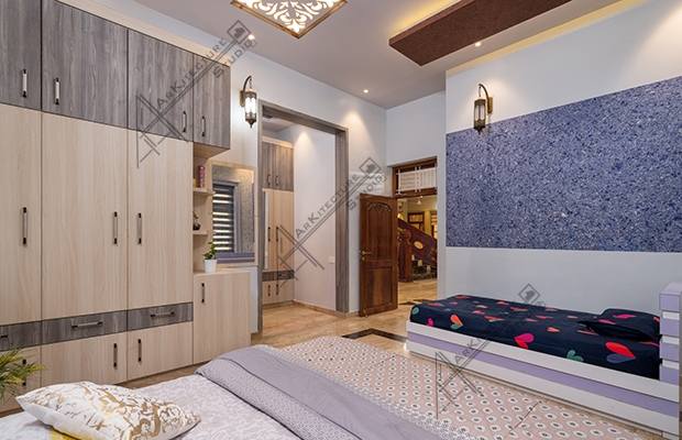 luxury home design, villa in Islamic architecture, Kerala modern style