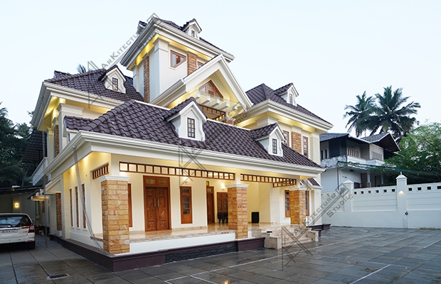 bungalow design, leading architects in India, Kerala homes