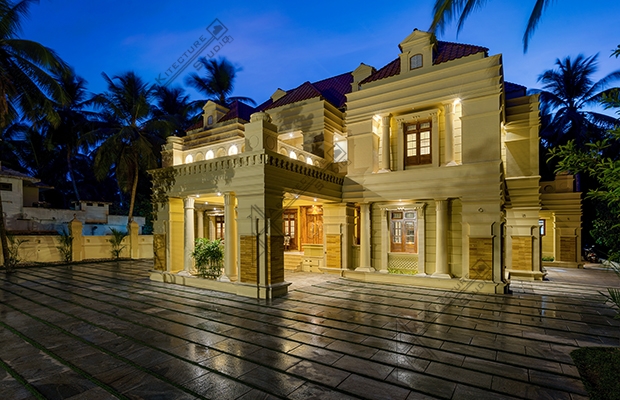 architects in Calicut, modern contemporary homes, single floor home plans, luxury unique homes, BHK house plans, Kerala home design, Indian house plans, Kerala architecture 