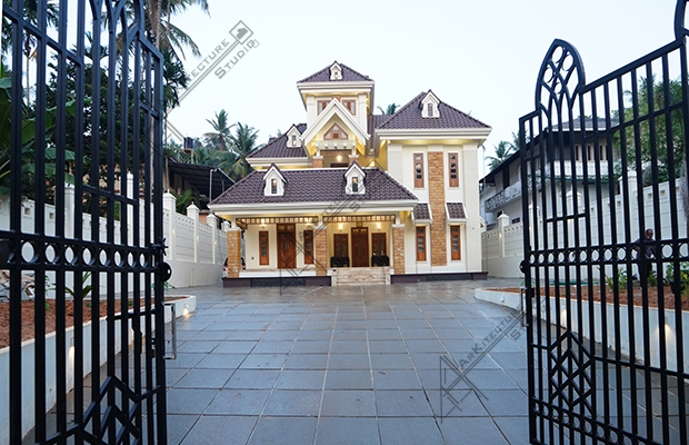 kerala villa design, Victorian style homes, Colonial style homes, Classic style homes, Contemporary style homes