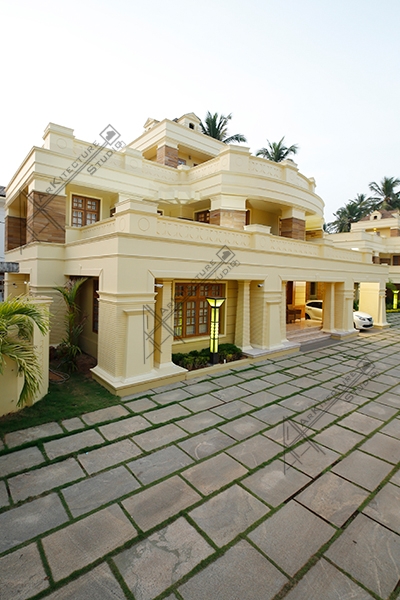 unique house design, colonial Kerala home, cute house design, best kerala architect