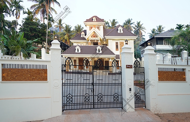 modern bungalow design, calicut architecture, luxury home design in kannur, vastu house plans east facing house